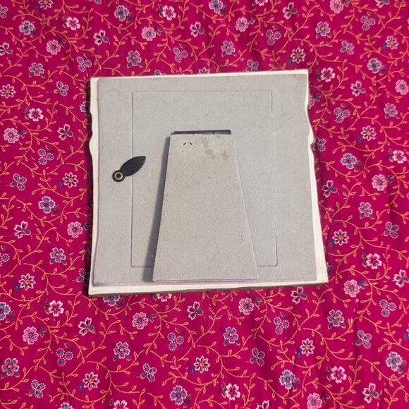 Egyptian Stone Frame Pharaoh Picture Art Deco Photo 1920s Revival Décor Vintage - Picture 2 of 6